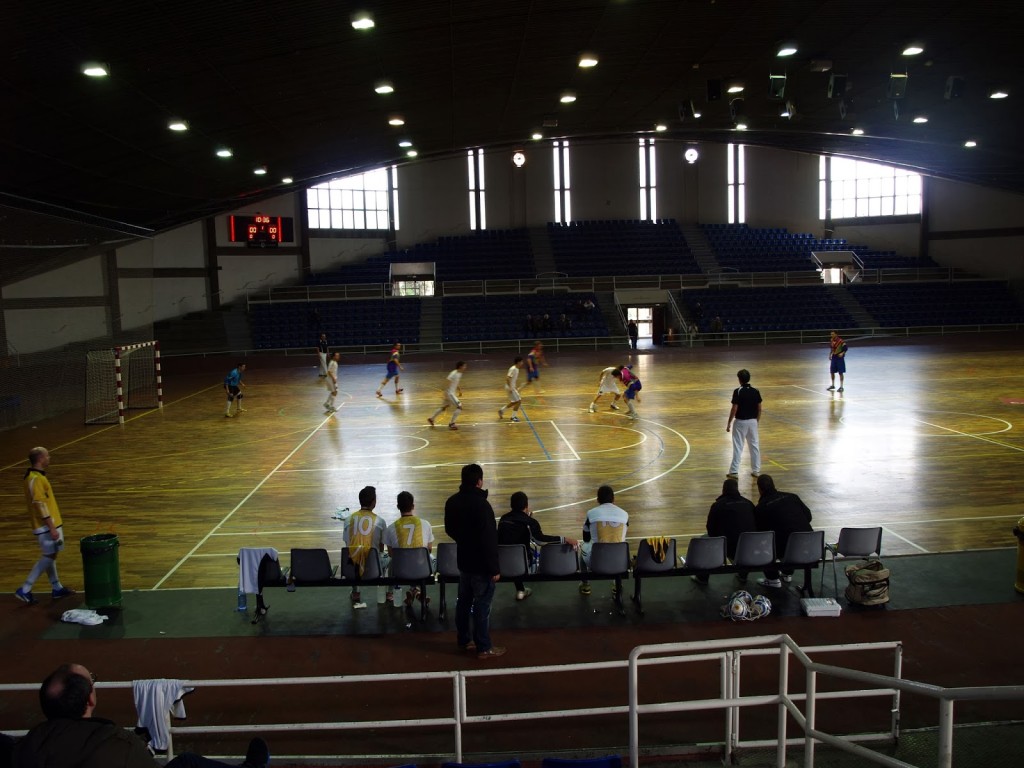Imatge del partit entre el Futsal Tiana i l'Arrahona de Sabadell