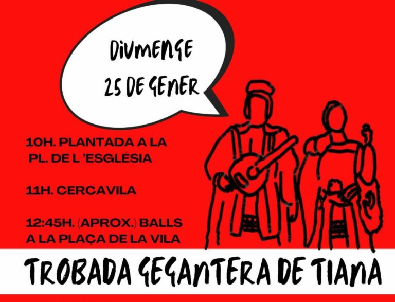 trobada gegantera de Tiana